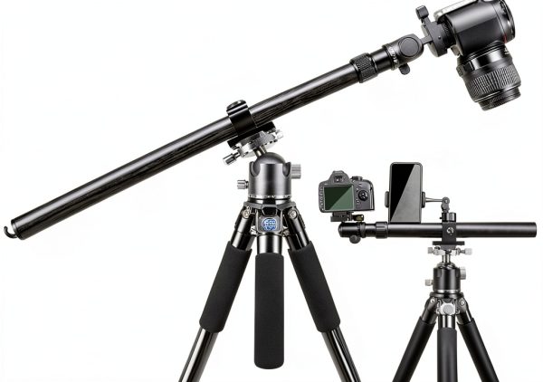 Dilwe carbon fiber retractable tripod arm 90°-0