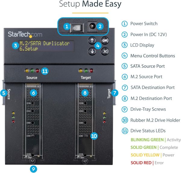 StarTech.com M.2 NVMe Duplicator and Eraser-3