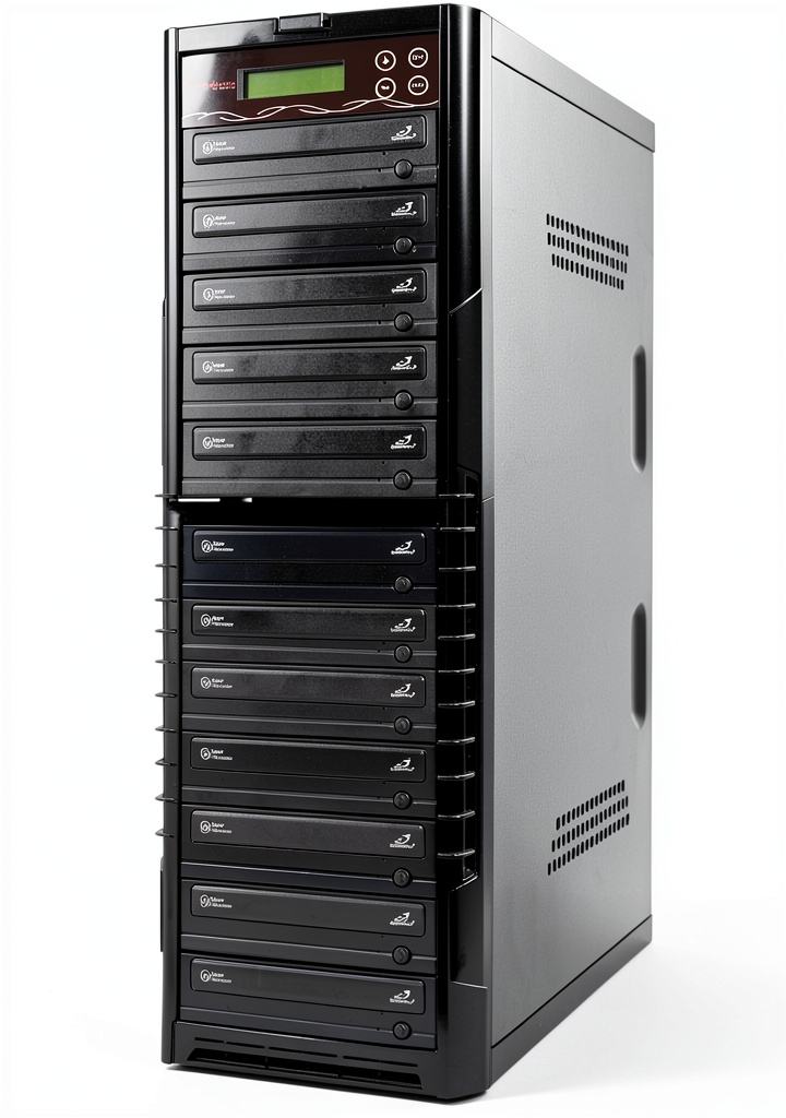 BestDuplicator BD-11T-OS in a small office copying discs