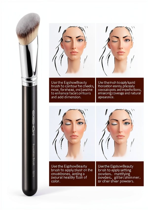 EIGSHOWBEAUTY Concealer Brush Set Soft Bristles-3