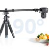 Dilwe carbon fiber retractable tripod arm 90°-4