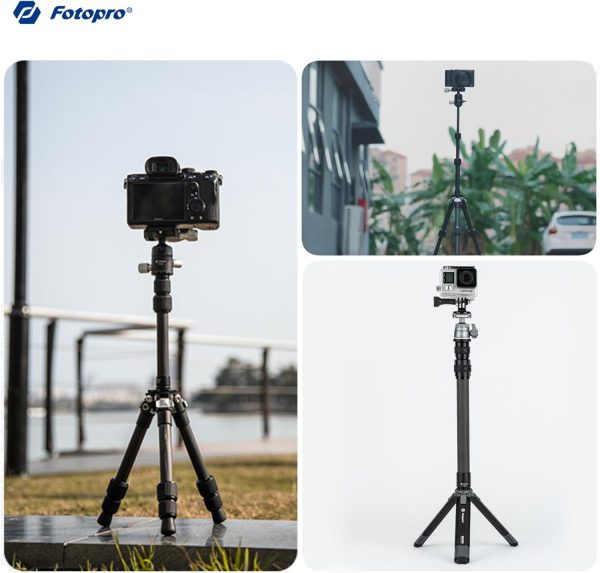 Fotopro P-2A Carbon Fiber Tripod Extension Tube-5