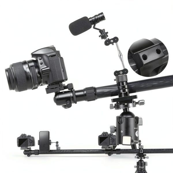 Dilwe carbon fiber retractable tripod arm 90°-1