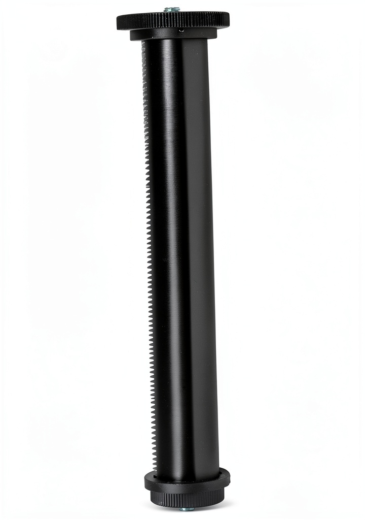 Slik tripod center column in use