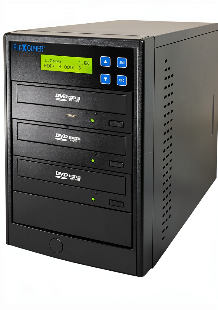 PlexCopier S2T-DVD-BK External DVD Duplicator front view