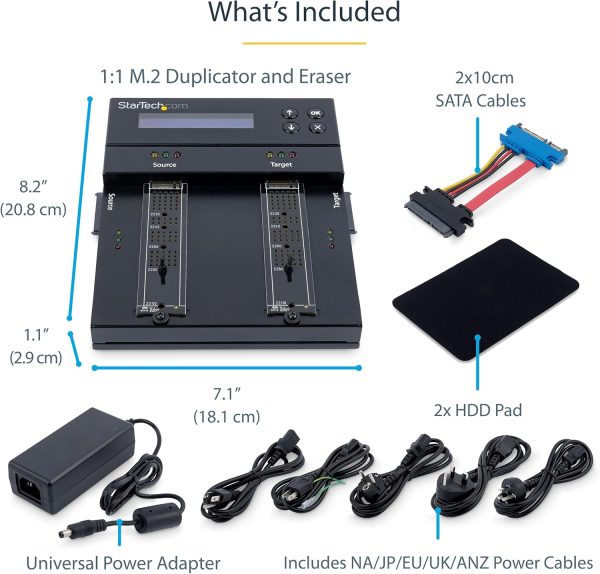 StarTech.com M.2 NVMe Duplicator and Eraser-5