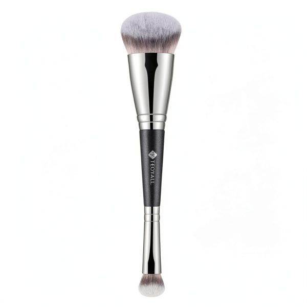 TEOYALL Dual Concealer Brush Synthetic Wood-0