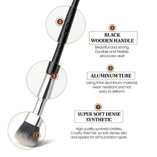 Concealer Brush Soutakamechi Nylon Precision-6