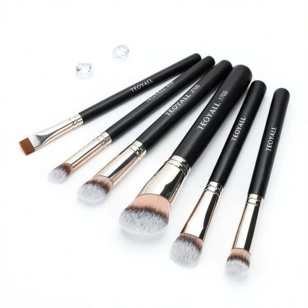 TEOYALL Angled Contour Brush Synthetic Bristles-6