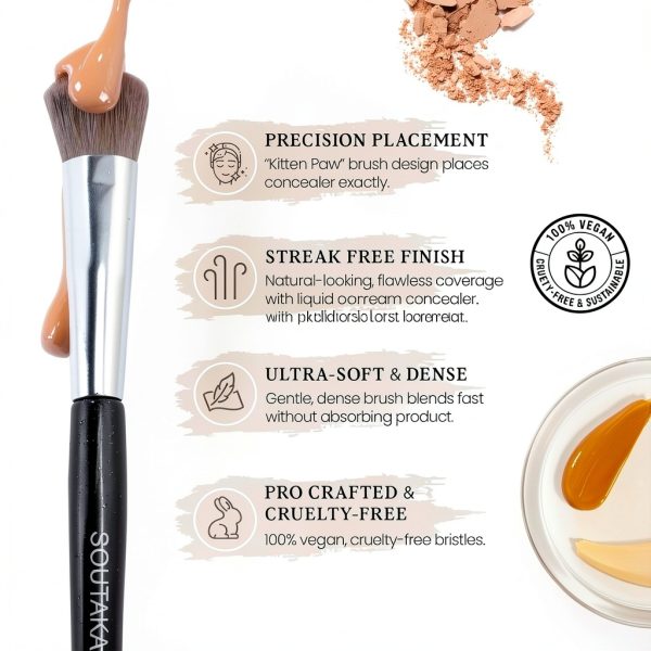 Concealer Brush Soutakamechi Nylon Precision-3