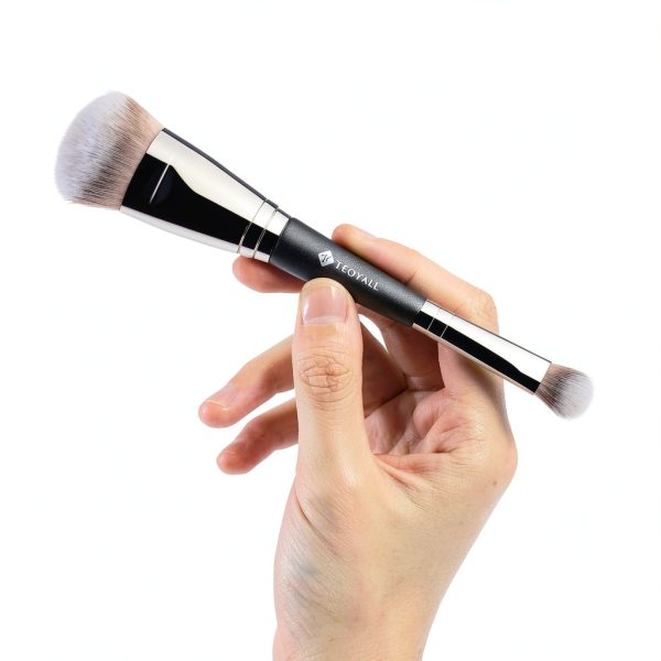 TEOYALL Dual Concealer Brush Synthetic Wood-4