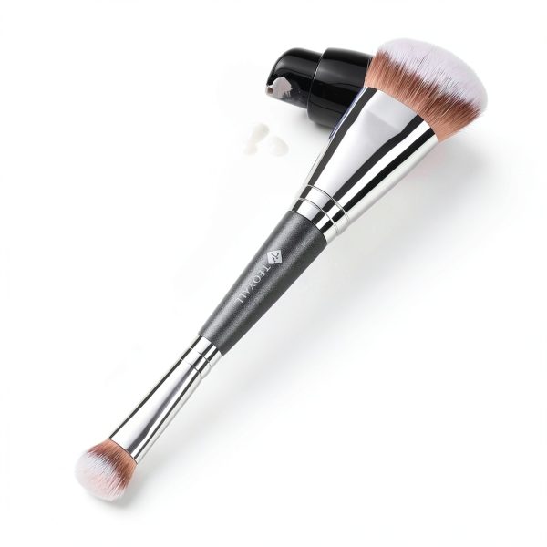 TEOYALL Dual Concealer Brush Synthetic Wood-5
